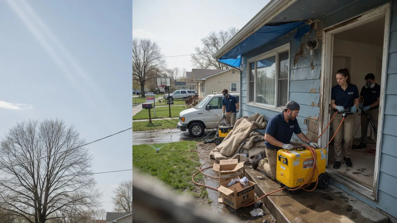 Basement Flood Cleanup in Adrian, MI near me